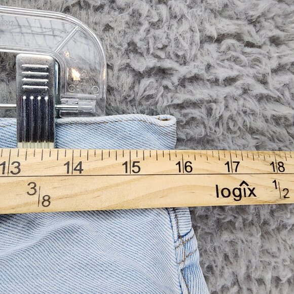Madewell Shorts Womens 28 Light Wash Stretch High Rise Relaxed Denim Jean *GUC* - Picture 5 of 13